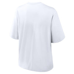 Colorado Rockies Nike Women's 2025 City Connect Logo Boxy T-Shirt - White T-shirts