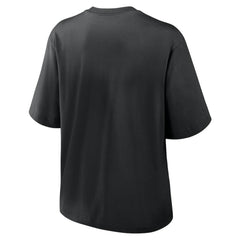 Chicago White Sox Nike Women's 2025 City Connect Logo Boxy T-Shirt - Black T-shirts