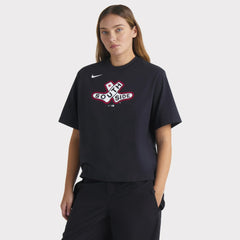 Chicago White Sox Nike Women's 2025 City Connect Logo Boxy T-Shirt - Black T-shirts