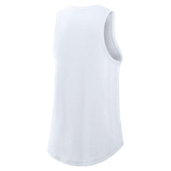 Los Angeles Dodgers Nike Women's City Connect Tricode High Neck Dri-FIT Tank Top - White Tanks