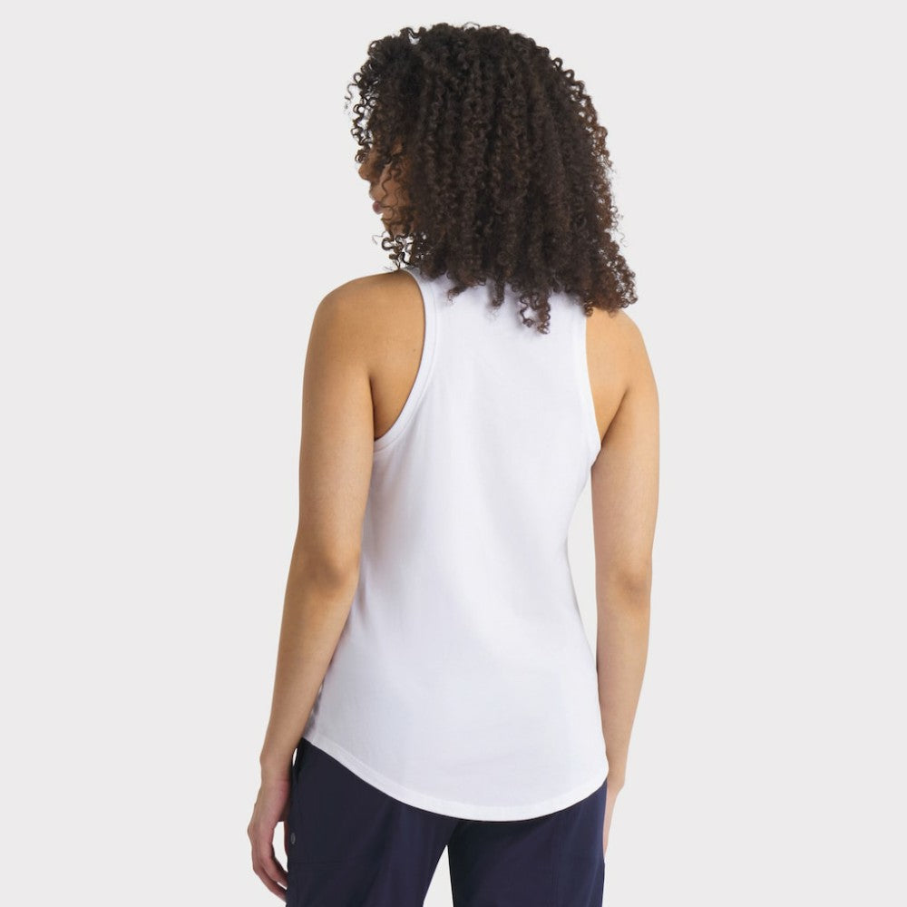 Colorado Rockies Nike Women's City Connect Tricode High Neck Dri-FIT Tank Top - White Tanks
