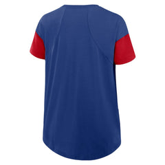 Texas Rangers Nike Women's Flowy Fashion Tri-Blend Dri-FIT T-Shirt - Royal T-shirts