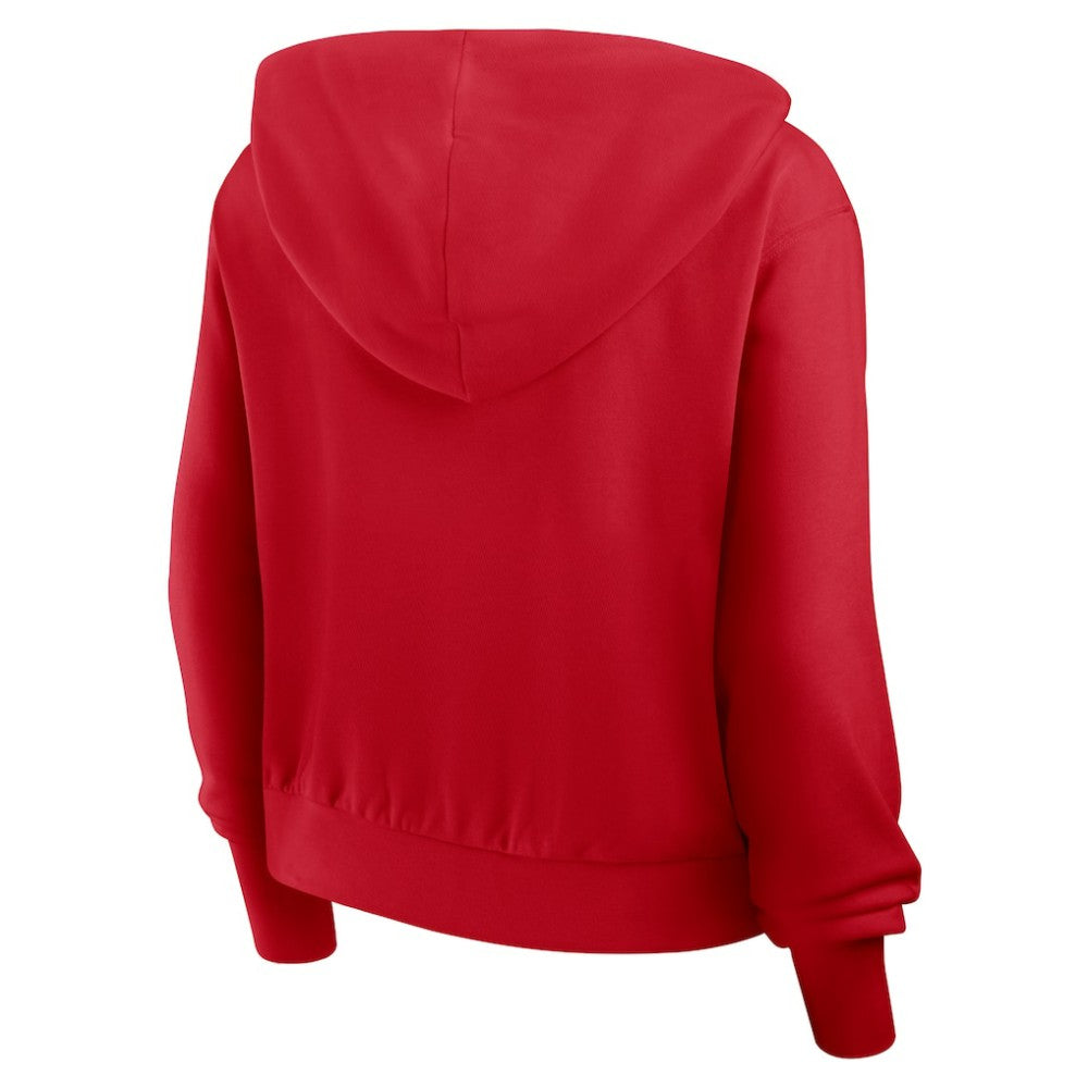 Philadelphia Phillies Nike Women's Cropped Chill Full-Zip Hoodie - Red Hoodies