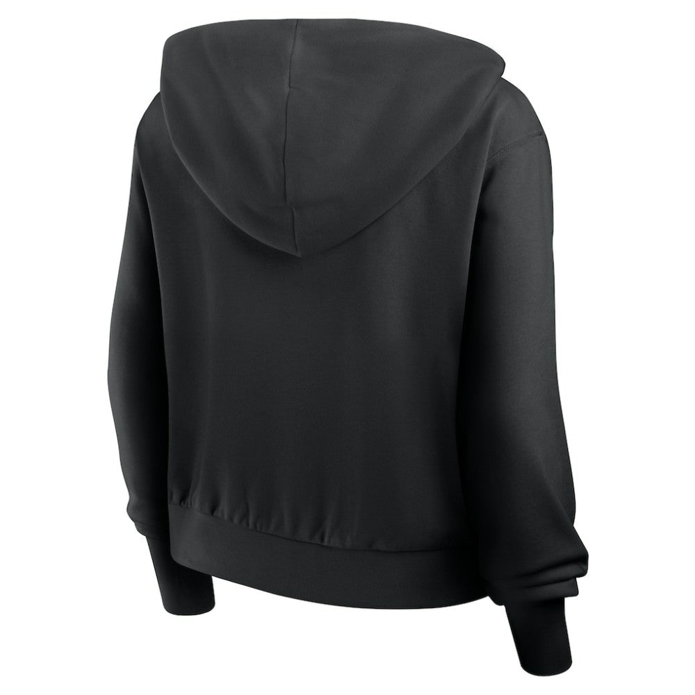 Cincinnati Reds Nike Women's Cropped Chill Full-Zip Hoodie - Black Hoodies