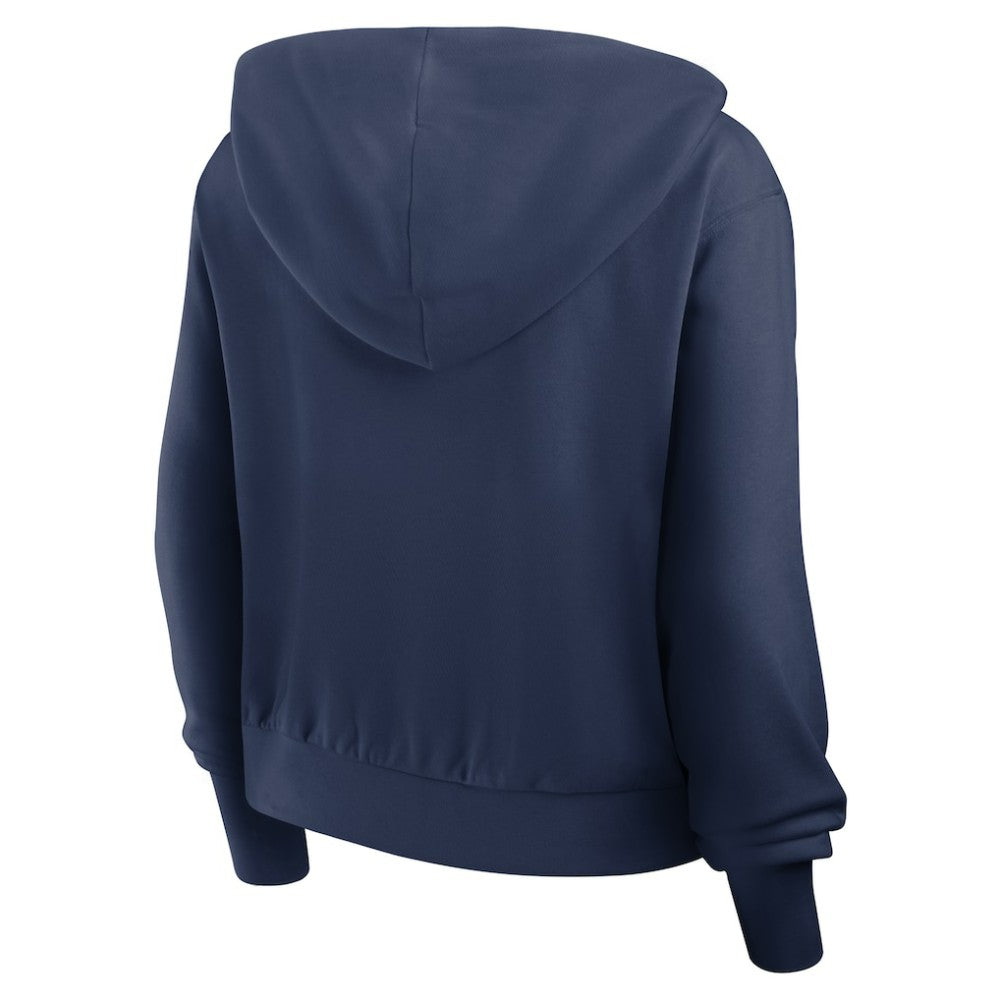 Houston Astros Nike Women's Cropped Chill Full-Zip Hoodie - Navy Hoodies