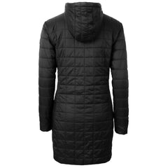Baltimore Orioles Cutter & Buck Women's Rainier Primaloft Eco Insulated Hooded Full-Zip Long Coat - Black