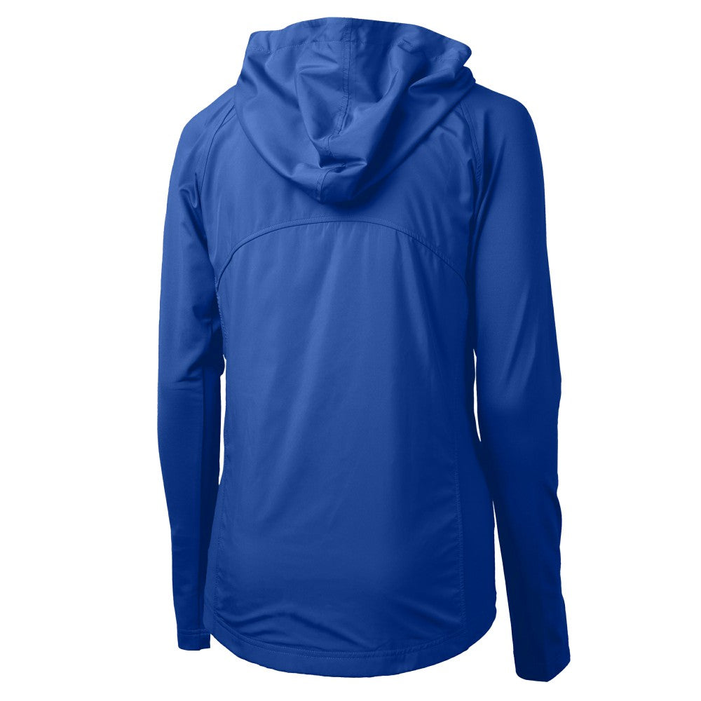 Los Angeles Dodgers Cutter & Buck Women's  Adapt Eco Knit Hybrid Recycled Full-Zip Hoodie - Royal Hoodies