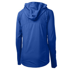 Los Angeles Dodgers Cutter & Buck Women's  Adapt Eco Knit Hybrid Recycled Full-Zip Hoodie - Royal Hoodies