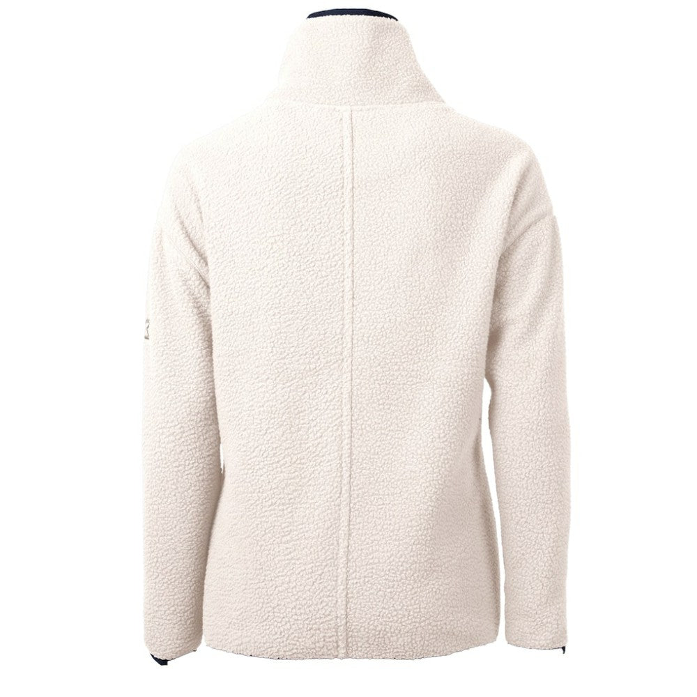 Detroit Tigers Cutter & Buck Women's  Cascade Eco Sherpa Fleece Half-Zip Pullover Jacket - Cream Jackets