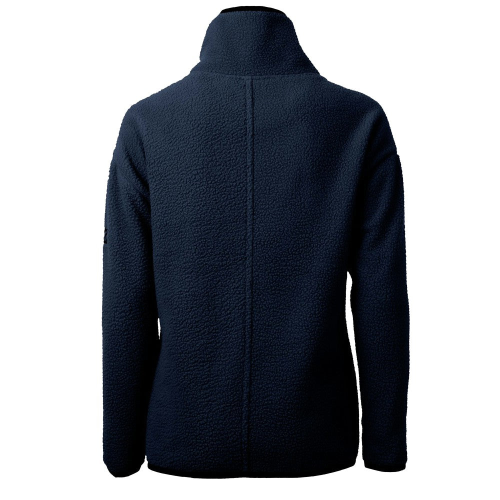 Los Angeles Dodgers Cutter & Buck Women's  Cascade Eco Sherpa Fleece Half-Zip Pullover Jacket - Navy Jackets