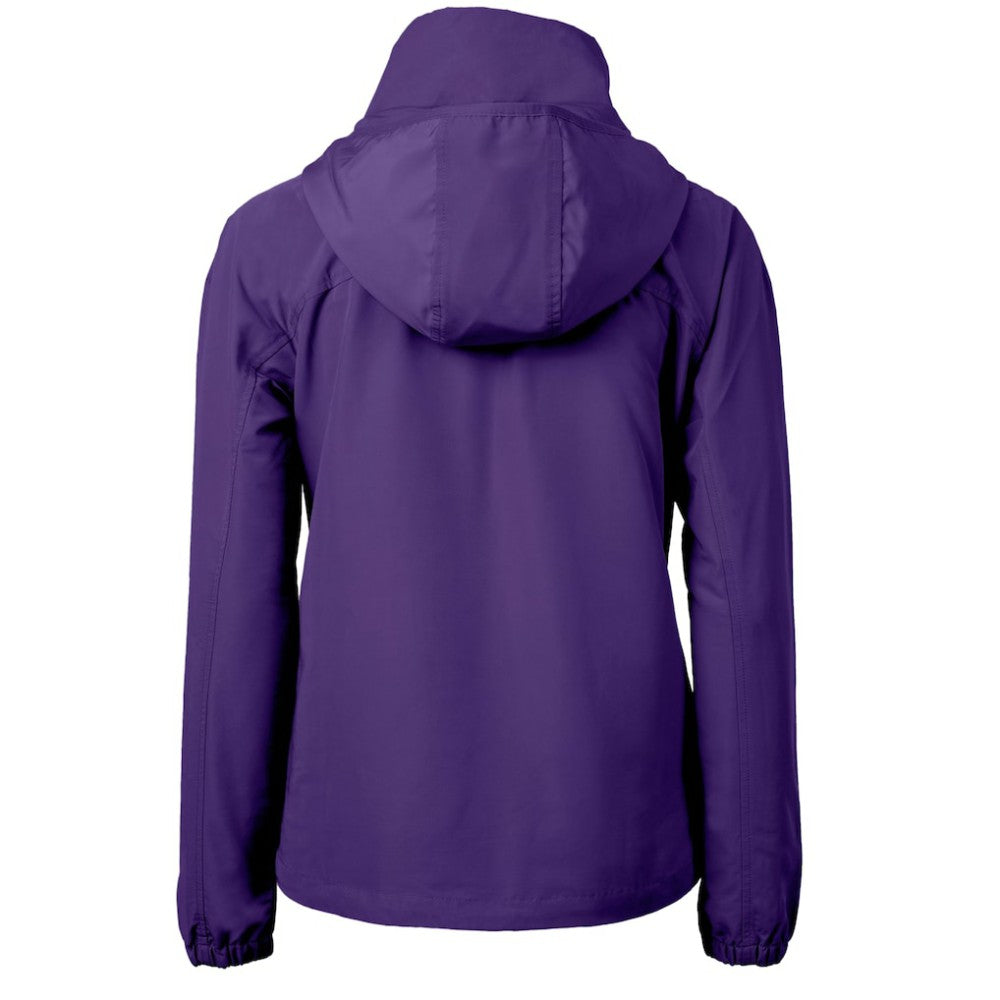 Colorado Rockies Cutter & Buck Women's Charter Eco Recycled Full-Zip Jacket - Purple Jackets
