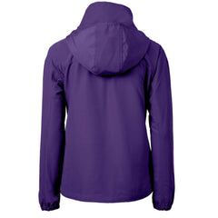 Colorado Rockies Cutter & Buck Women's Charter Eco Recycled Full-Zip Jacket - Purple Jackets