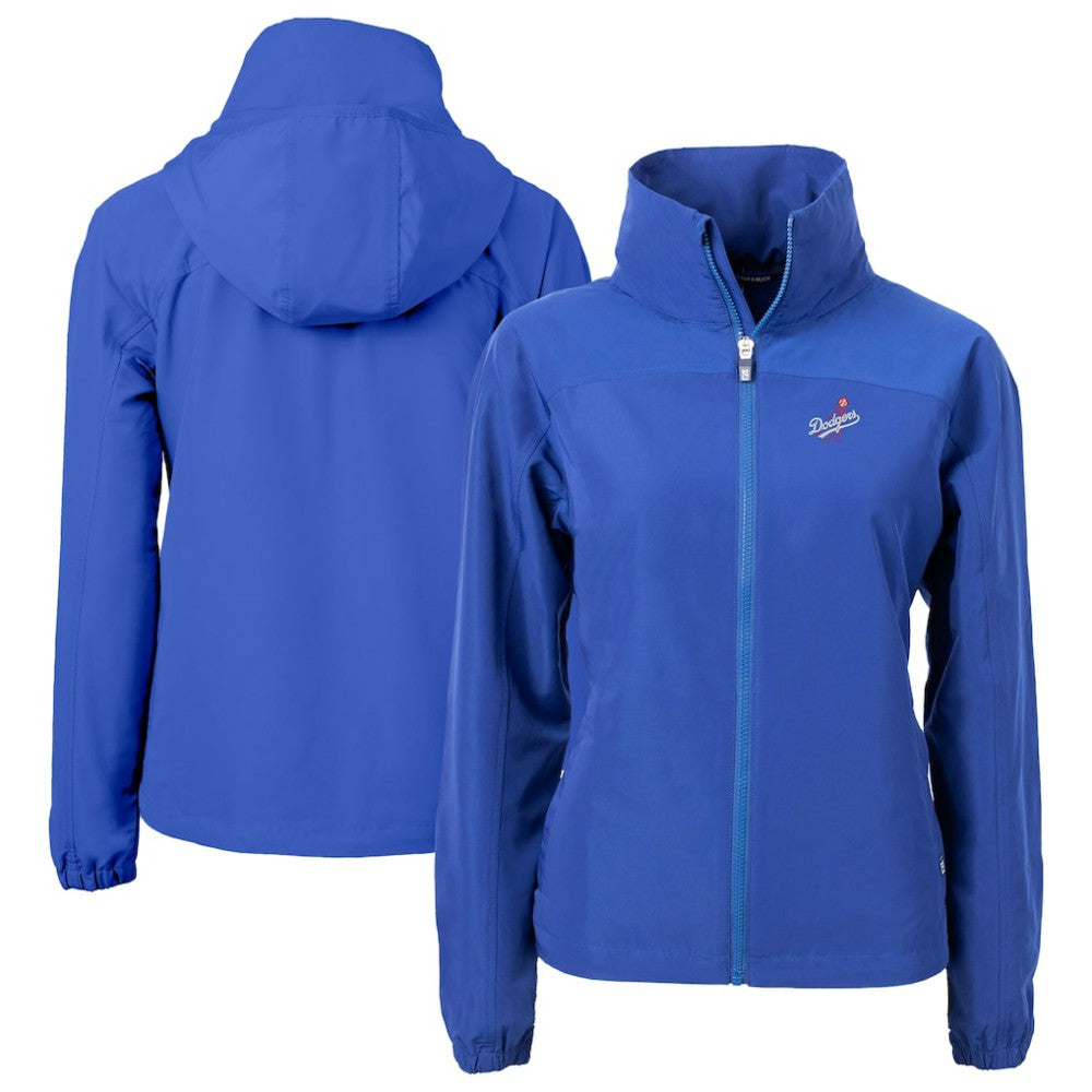 Los Angeles Dodgers Cutter & Buck Women's  Charter Eco Recycled Full-Zip Jacket - Royal Jackets