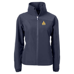 Seattle Mariners Cutter & Buck Women's  Charter Eco Recycled Full-Zip Jacket - Navy Jackets