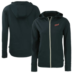 Detroit Tigers Cutter & Buck Women's  Daybreak Eco Recycled Full-Zip Hoodie Jacket - Navy Jackets