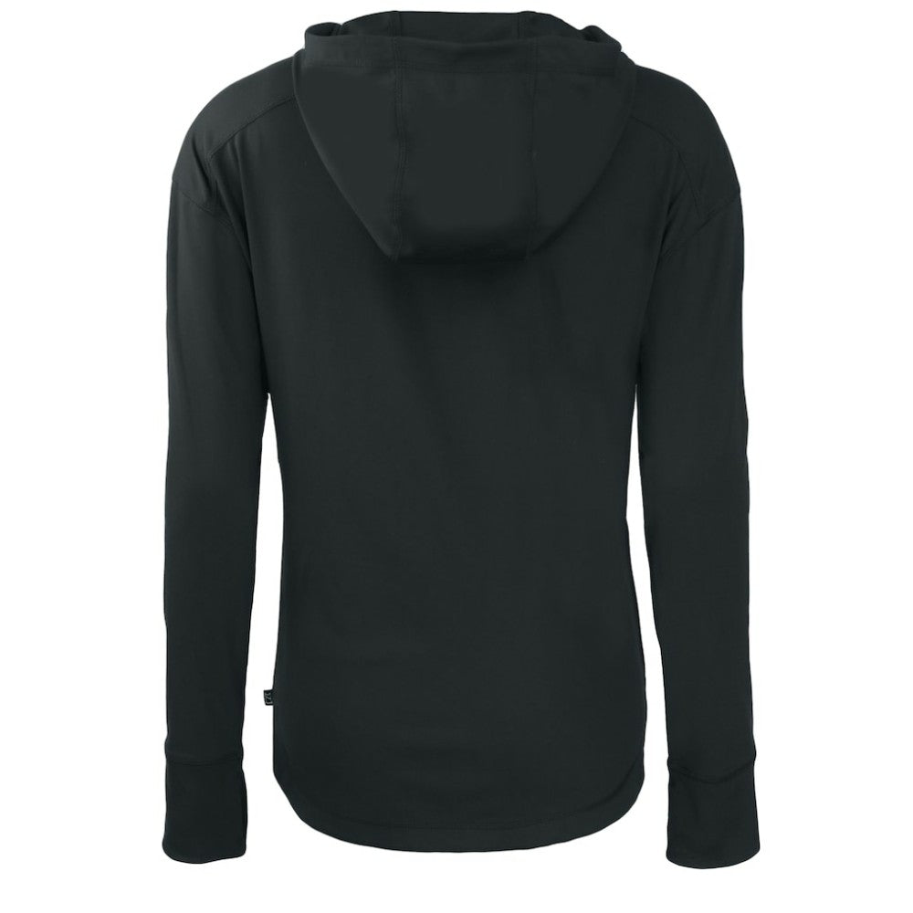 Athletics Cutter & Buck Women's Daybreak Eco Recycled Full-Zip Hoodie Jacket - Black Jackets