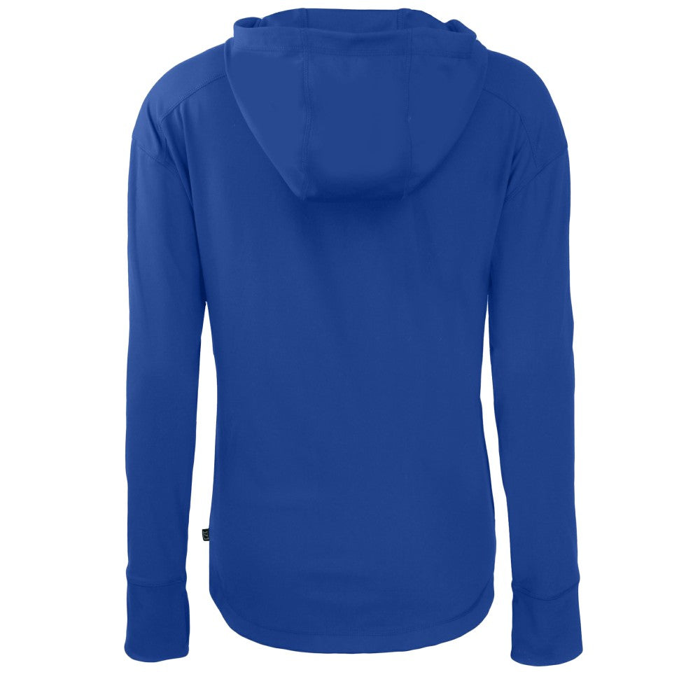 Kansas City Royals Cutter & Buck Women's  Daybreak Eco Recycled Full-Zip Hoodie Jacket - Royal Jackets