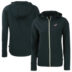 Los Angeles Dodgers Cutter & Buck Women's  Daybreak Eco Recycled Full-Zip Hoodie Jacket - Navy Jackets