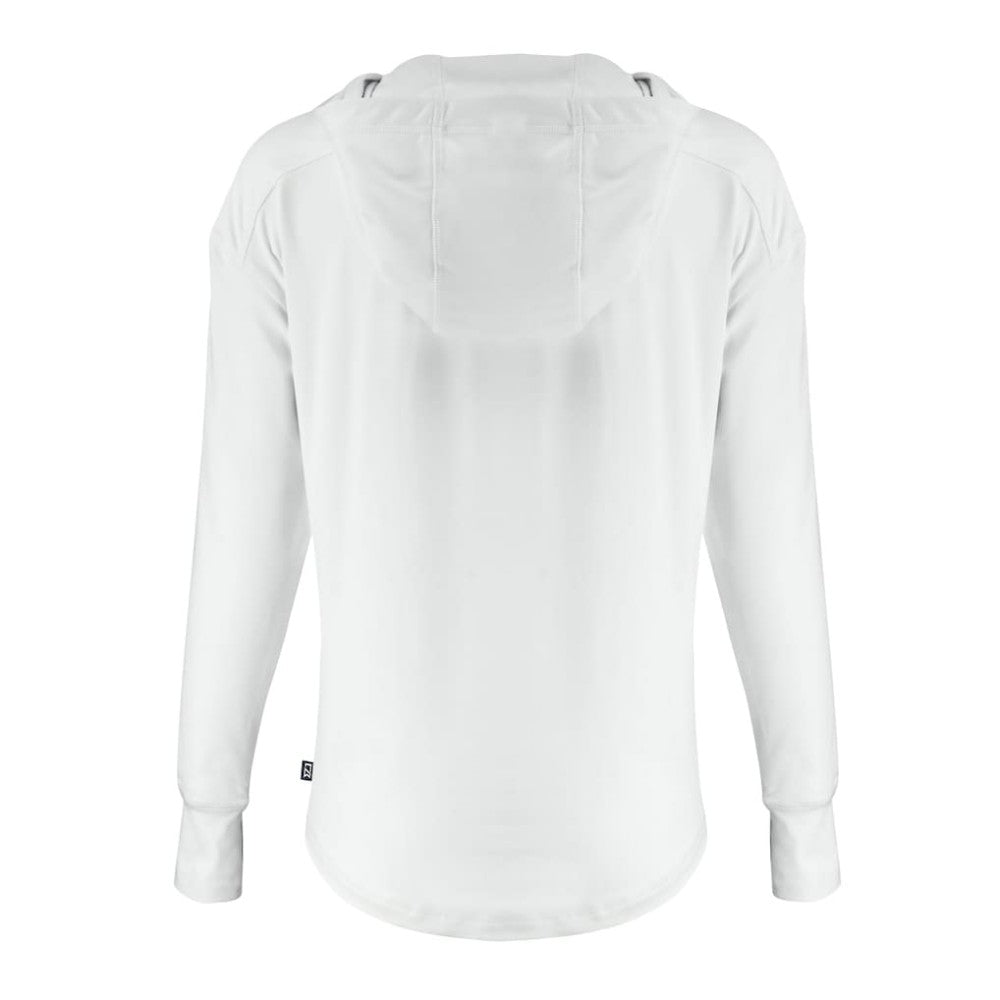 Philadelphia Phillies Cutter & Buck Women's Daybreak Eco Recycled Half-Zip Hoodie - White Hoodies