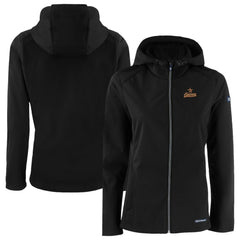 Houston Astros Cutter & Buck Women's Evoke Eco Softshell Recycled Full-Zip Jacket - Black Jackets