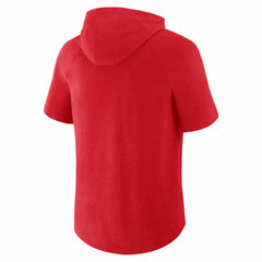 Cincinnati Reds Fanatics Clubhouse Optimal Play Raglan Hoodie T-Shirt - Red Hoodies