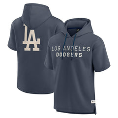 Los Angeles Dodgers Fanatics Elements Future Ground Lettering Short Sleeve Pullover Hoodie - Blue Hoodies