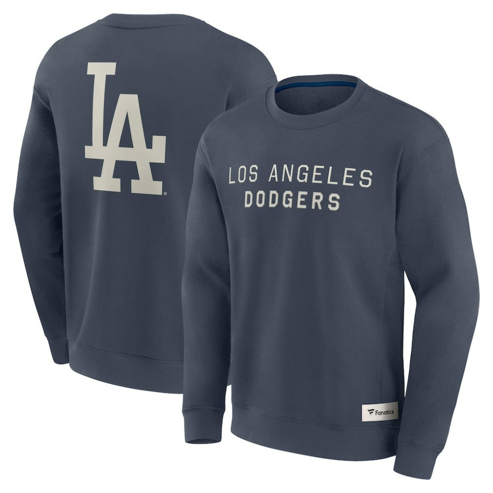 Los Angeles Dodgers Fanatics Elements Future Ground Lettering Pullover Sweatshirt - Blue Pullover