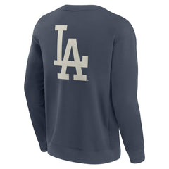Los Angeles Dodgers Fanatics Elements Future Ground Lettering Pullover Sweatshirt - Blue Pullover