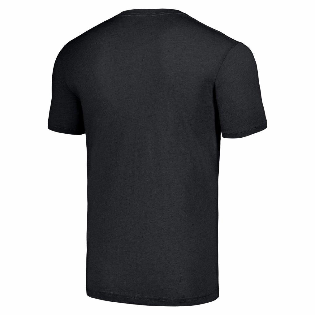 Bo Jackson Las Vegas Raiders Homage Unisex Caricature Retired Player Tri-Blend T-Shirt Charcoal