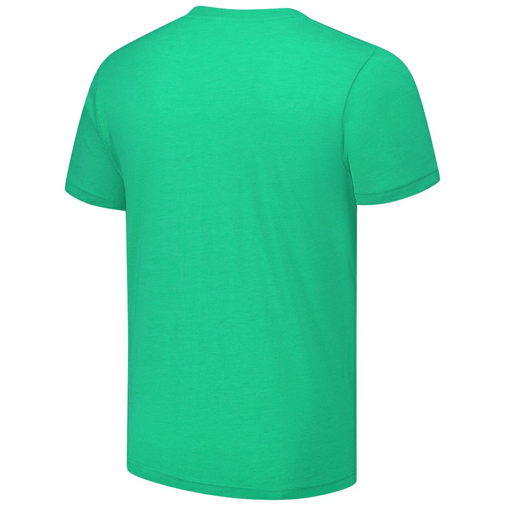 Saquon Barkley Philadelphia Eagles Homage Unisex NFL Blitz Player Tri-Blend T-Shirt Heathered Kelly Green