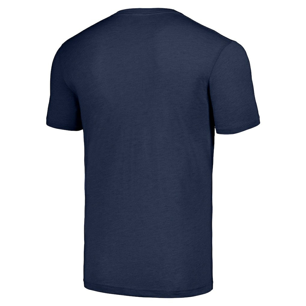 Walter Payton Chicago Bears Homage Unisex Tecmo Bowl Retired Player Graphic Tri-Blend T-Shirt Navy