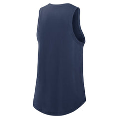 Cleveland Guardians Nike Women's Legacy Icon High Neck Dri-FIT Tank Top - Navy Tanks