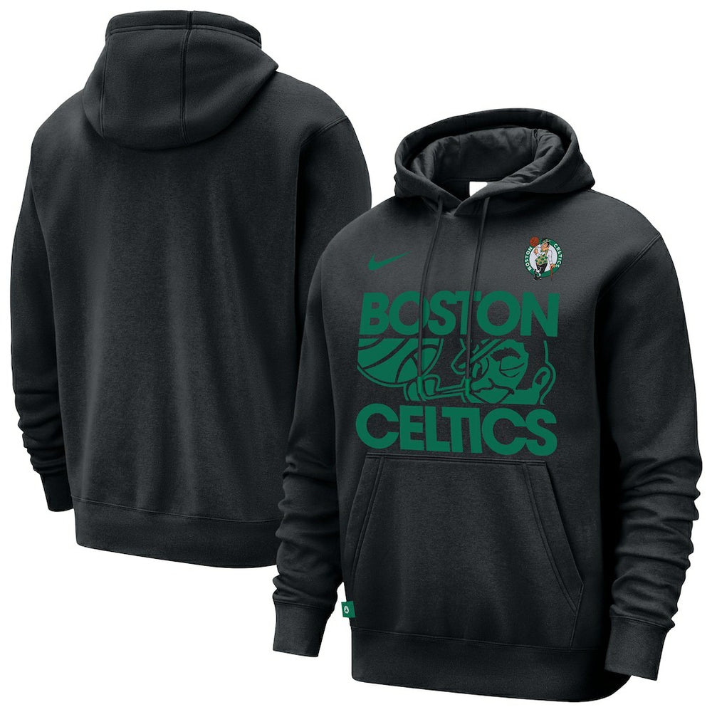 Boston Celtics Courtside Club Pullover Hoodie Black