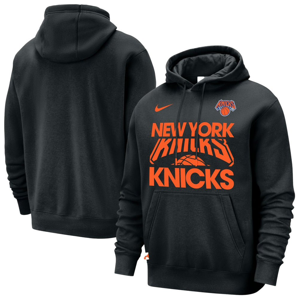 New York Knicks Courtside Club Pullover Hoodie Black