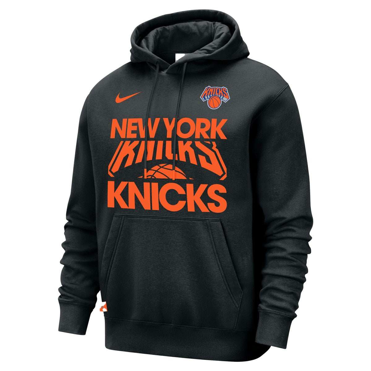 New York Knicks Courtside Club Pullover Hoodie Black