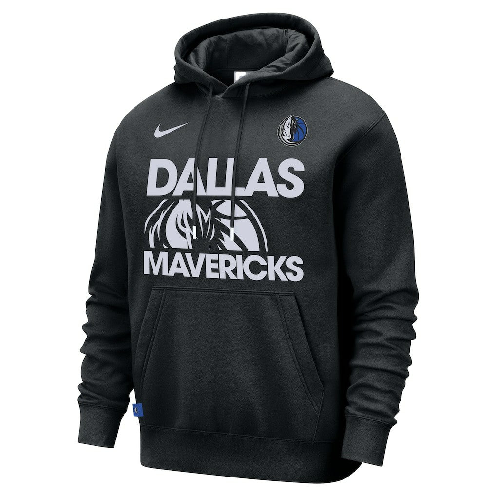 Dallas Mavericks Courtside Club Pullover Hoodie Black