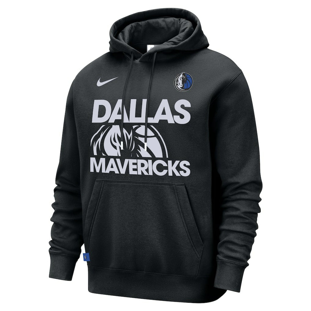 Dallas Mavericks Courtside Club Pullover Hoodie Black