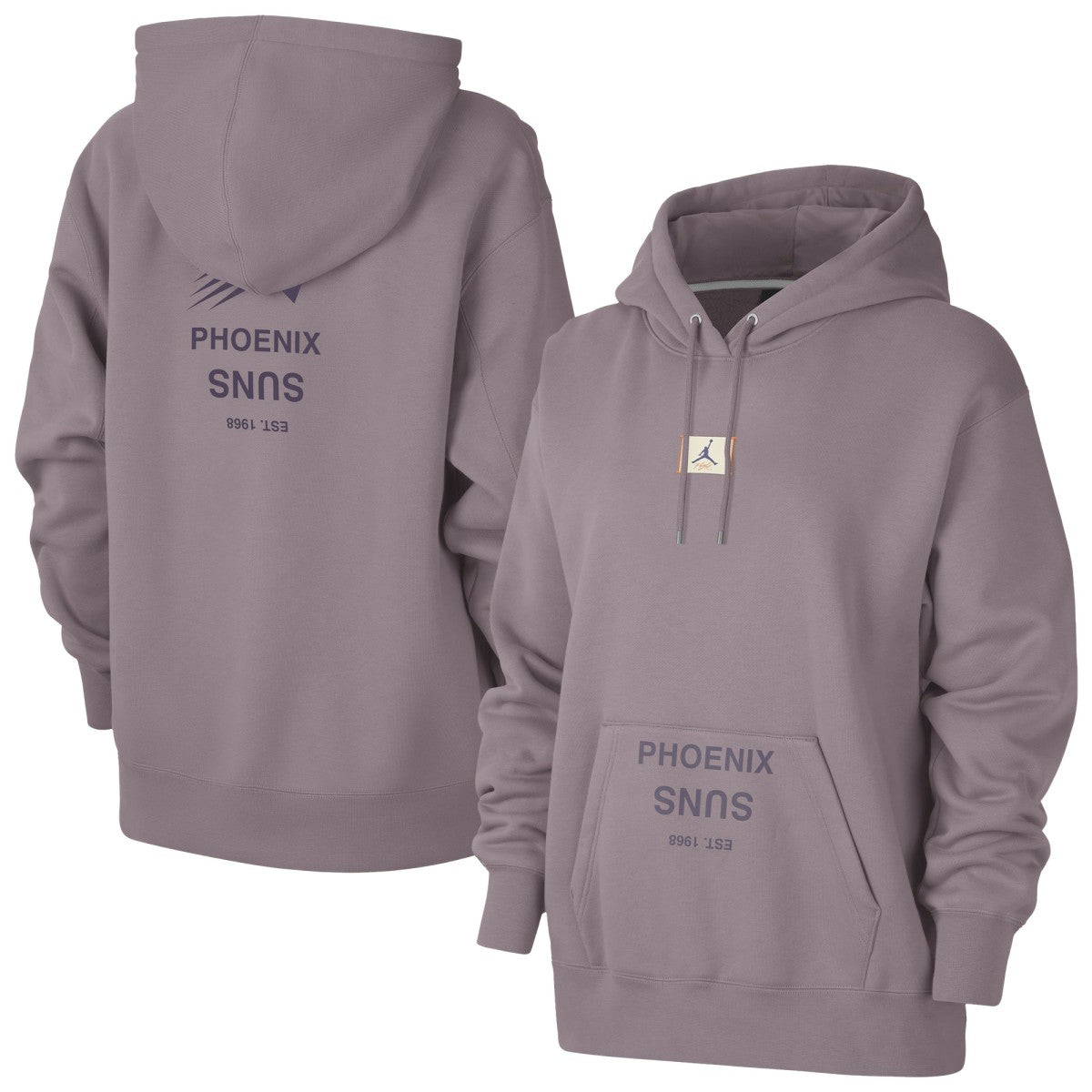 Phoenix Suns Jordan Brand Women's Courtside Statement Edition Premium Pullover Hoodie Purple