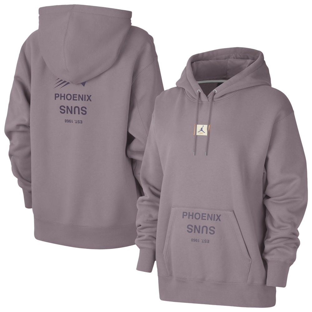 Phoenix Suns Jordan Brand Women's Courtside Statement Edition Premium Pullover Hoodie Purple