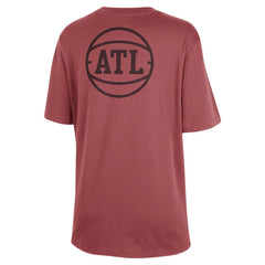 Atlanta Hawks Jordan Brand Women's Courtside Statement Edition Boyfriend T-Shirt Red