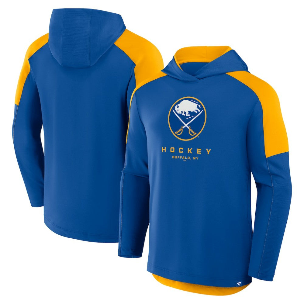 NHL Buffalo Sabres Fanatics Meta Game Transitional Pullover Hoodie - Royal