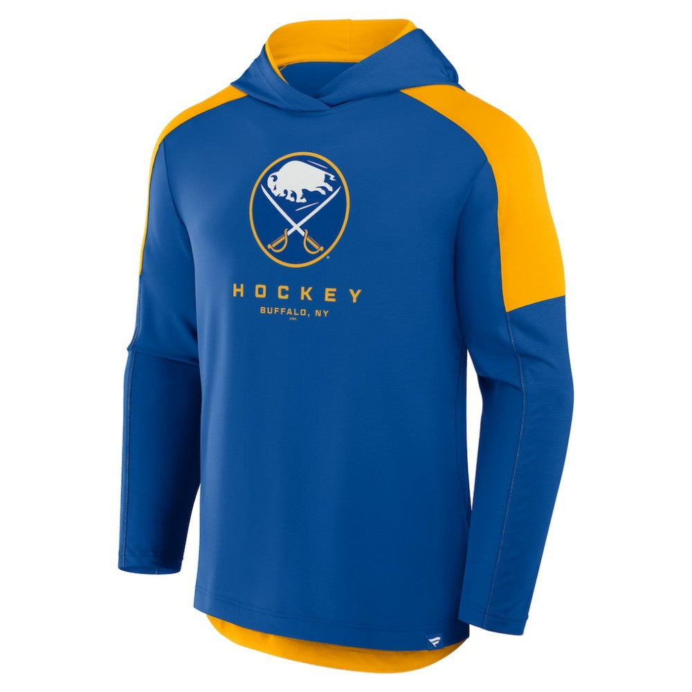 NHL Buffalo Sabres Fanatics Meta Game Transitional Pullover Hoodie - Royal