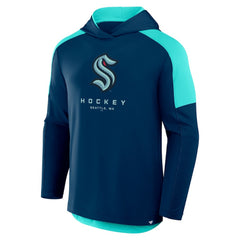 NHL Seattle Kraken Fanatics Meta Game Transitional Pullover Hoodie - Deep Sea Blue