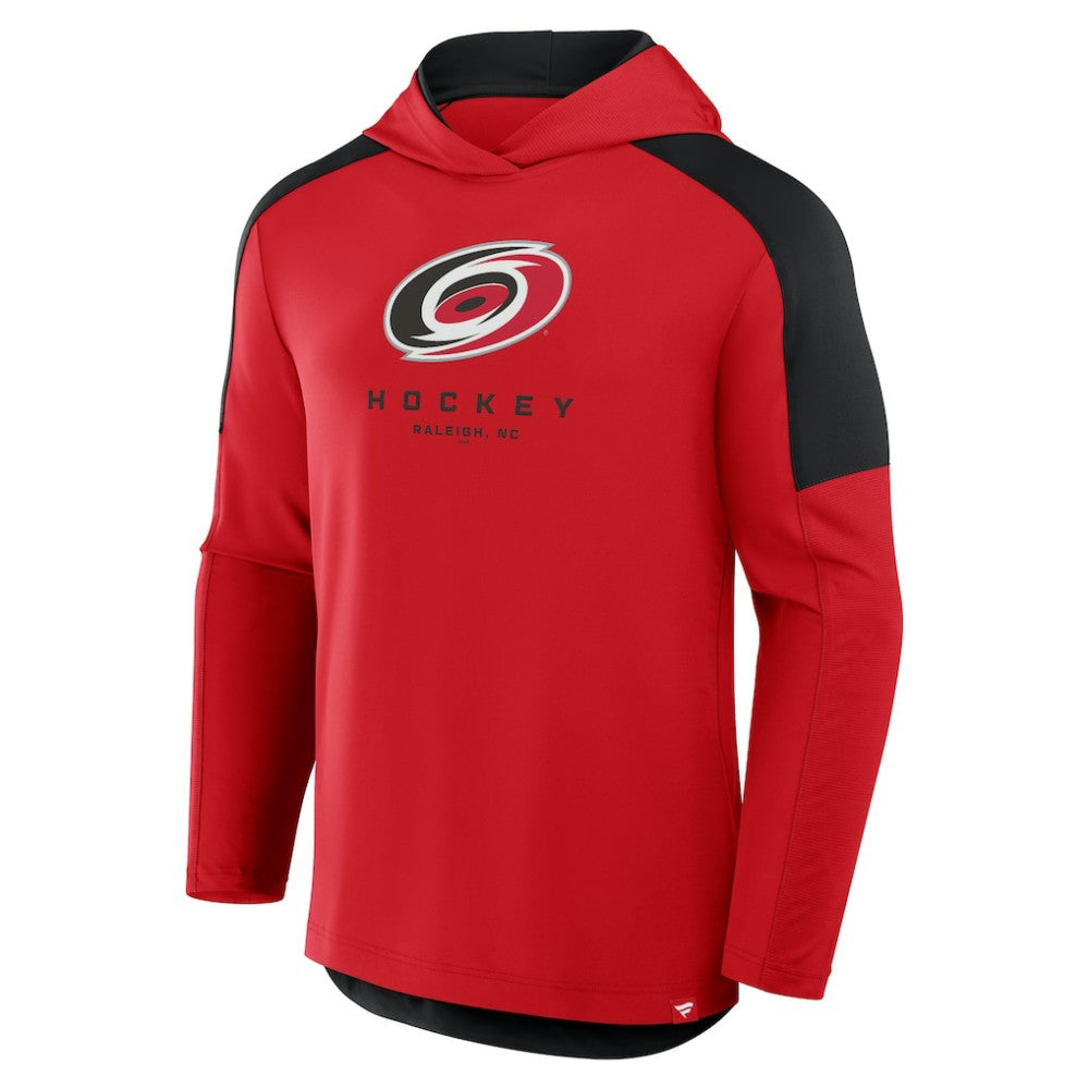 NHL Carolina Hurricanes Fanatics Meta Game Transitional Pullover Hoodie - Red