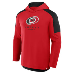 NHL Carolina Hurricanes Fanatics Meta Game Transitional Pullover Hoodie - Red