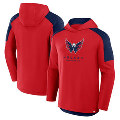 NHL Washington Capitals Fanatics Meta Game Transitional Pullover Hoodie - Red