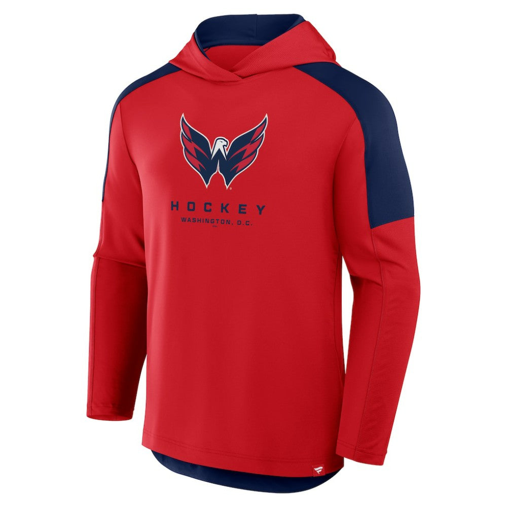NHL Washington Capitals Fanatics Meta Game Transitional Pullover Hoodie - Red