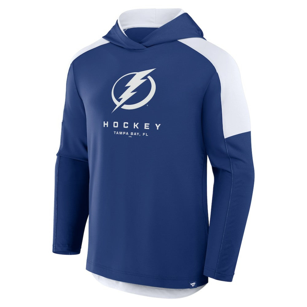 NHL Tampa Bay Lightning Fanatics Meta Game Transitional Pullover Hoodie - Blue