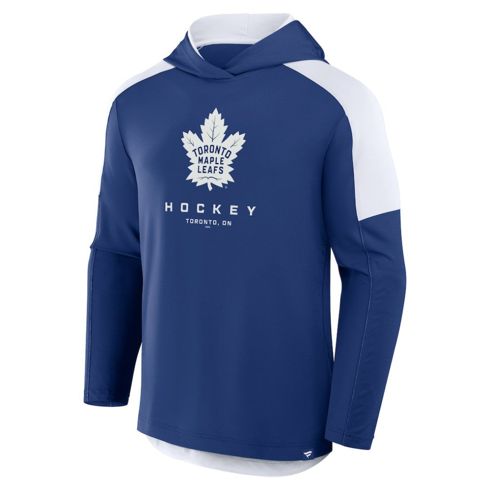 NHL Toronto Maple Leafs Fanatics Meta Game Transitional Pullover Hoodie - Blue