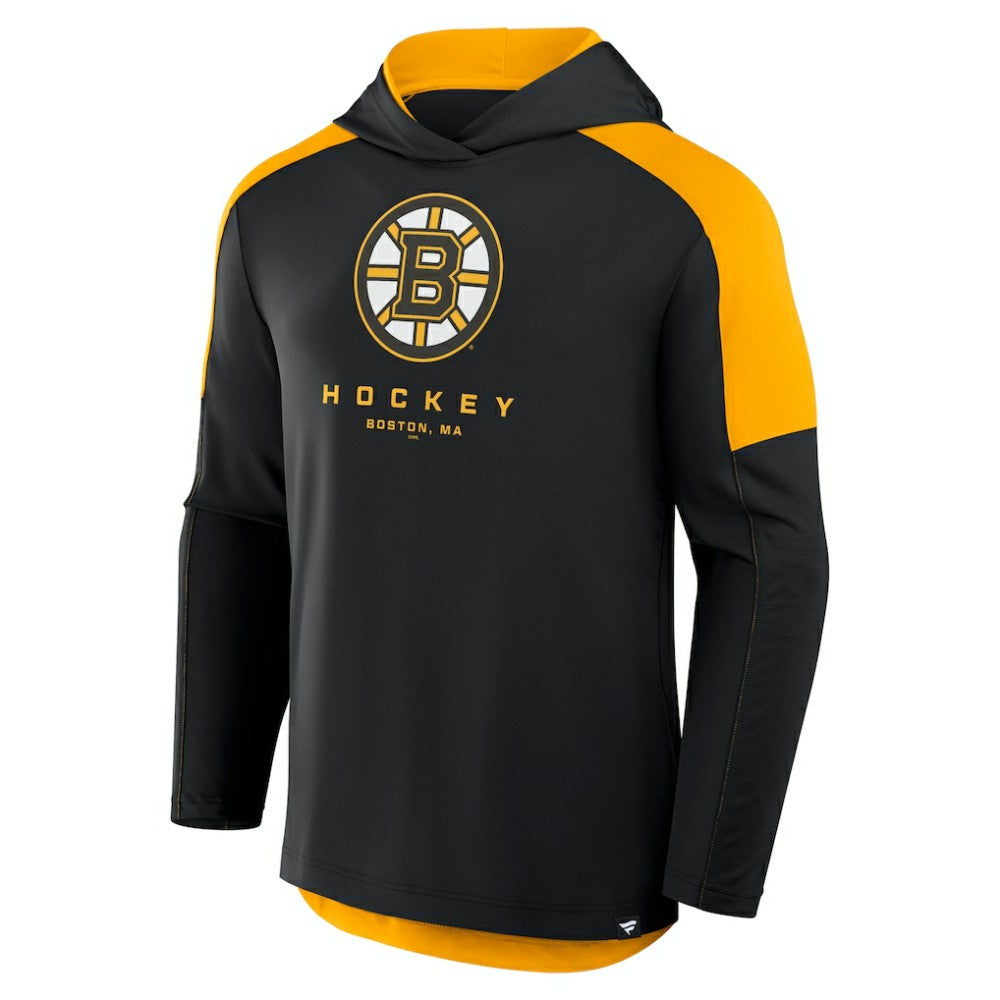 NHL Boston Bruins Fanatics Meta Game Transitional Pullover Hoodie - Black